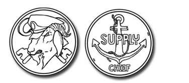 Basic drawing of a challenge coin. Helps people see the difference in our design process.