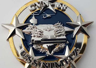 USS Nimitz Unique Challenge Coin
