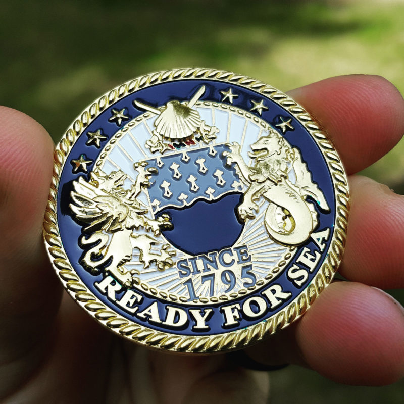 Supply challenge coin front main