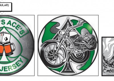 Challenge Coin Obal's Ace's Motorcycle Club