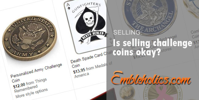 Is Selling Challenge Coins Okay?