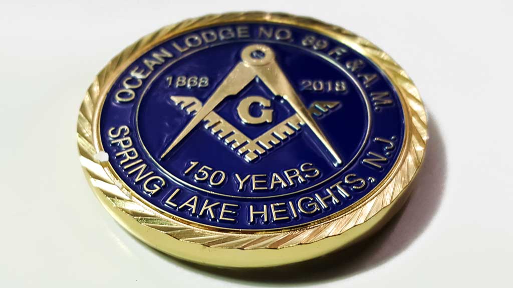 Masonic Challenge Coins 