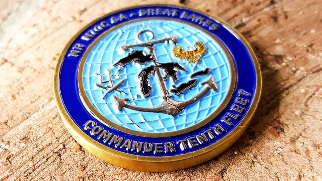 challenge coin company back