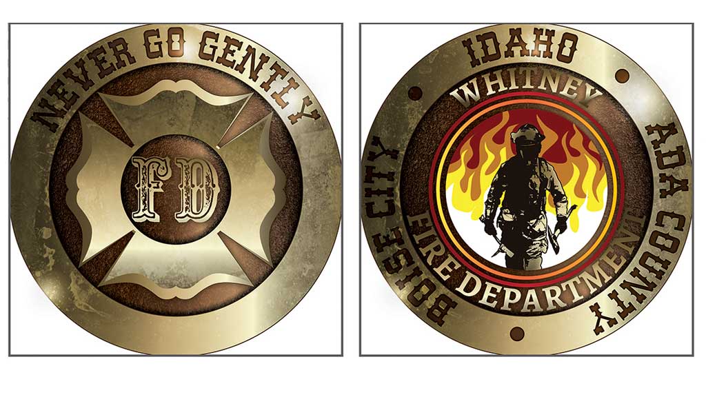 firefighter coins firefighter challenge coin artwork