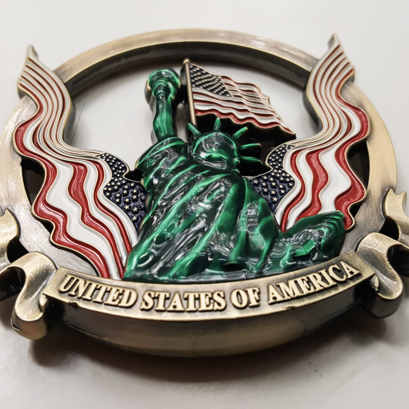 liberty stand up america challenge coin front 2