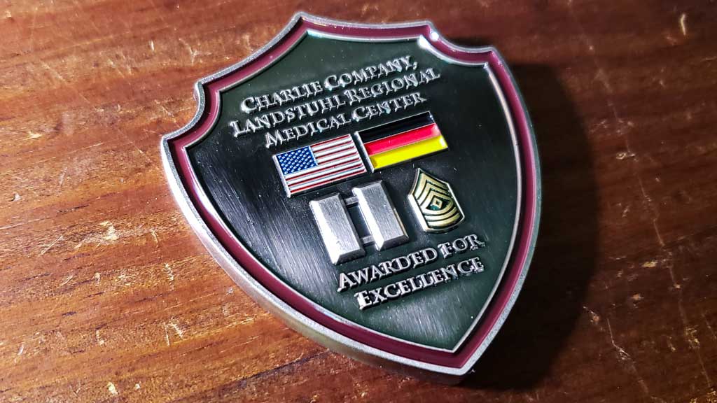 Charlie Army Challenge Coins Front