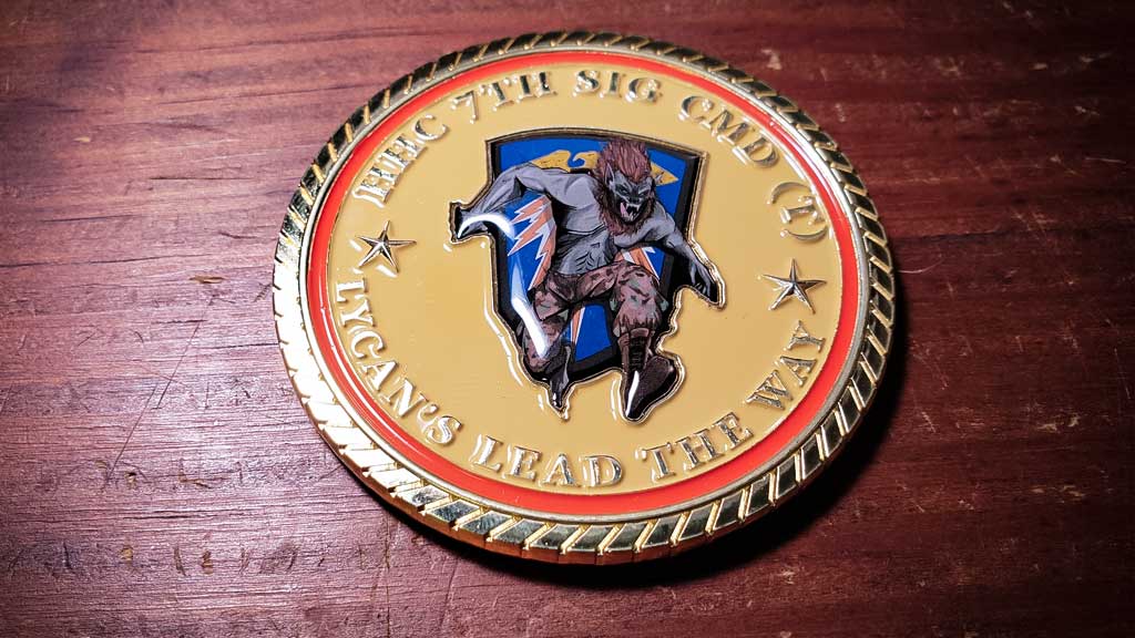 HHC Army Challenge Coin Front