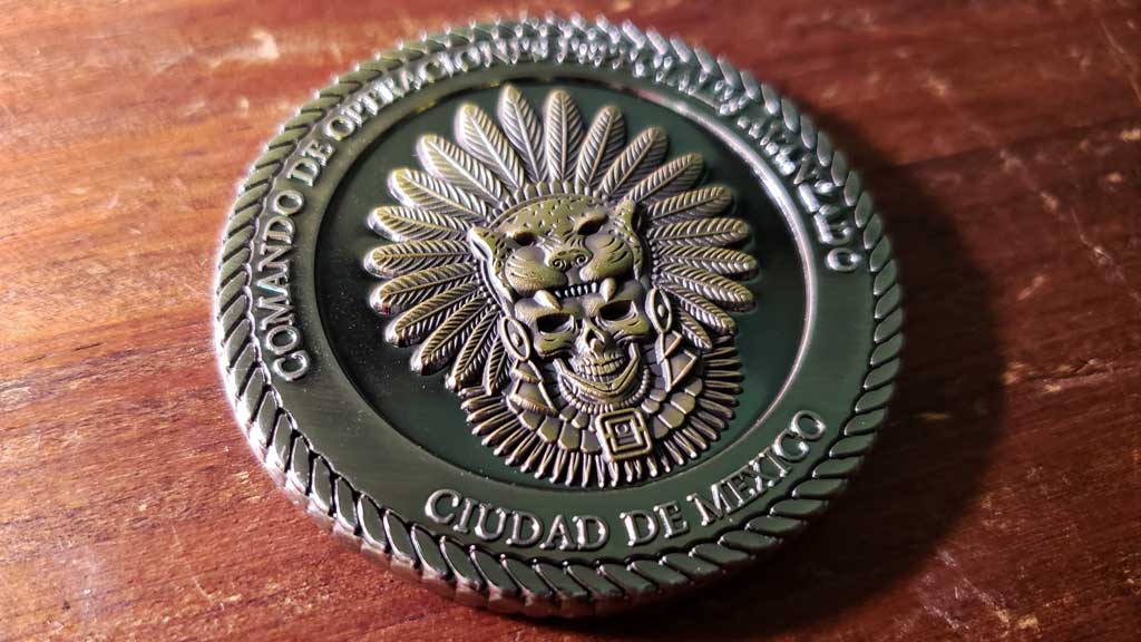 Special Operations Challenge Coin Back