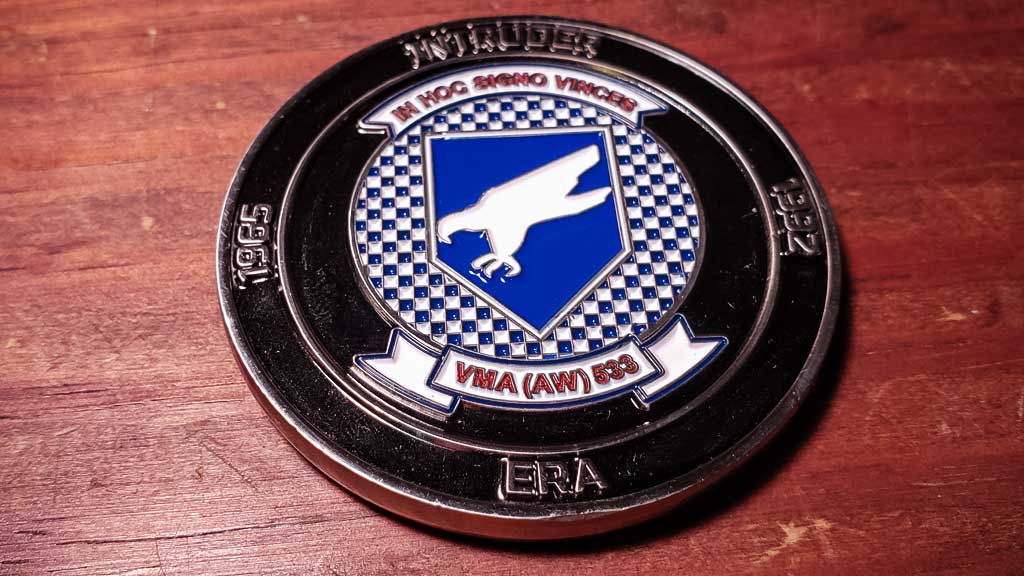 VMA Marine Challenge Coin Front
