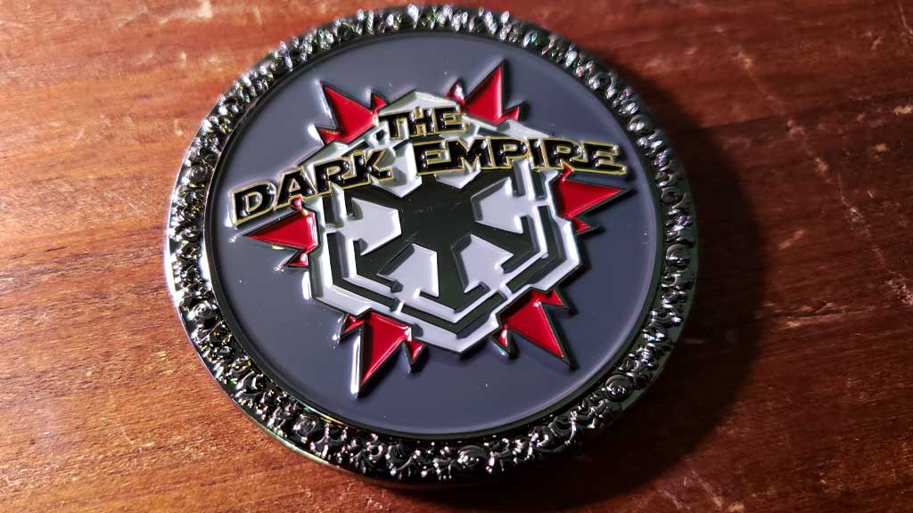 dark empire challenge coin back