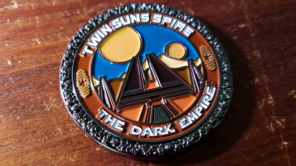 dark empire challenge coin front