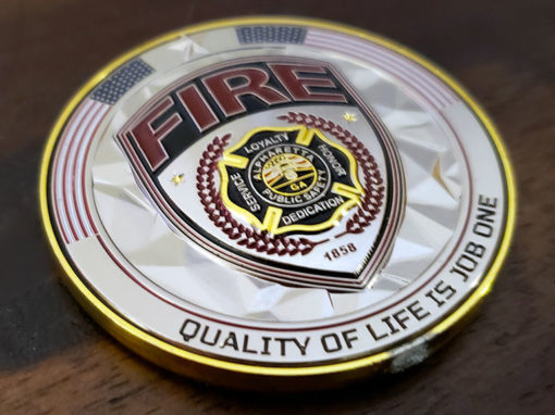 Alpharetta Firefighter Challenge Coin