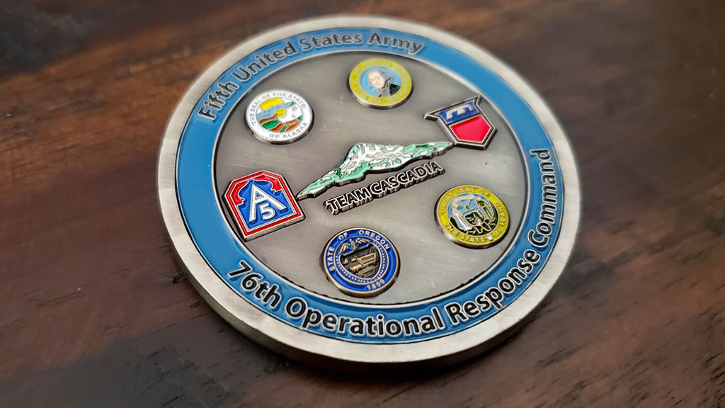 army reserve challenge coin front