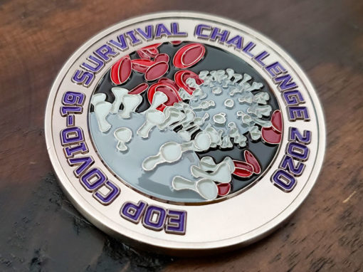 Covid-10 Survival Challenge Coin