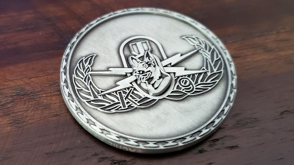 eci challenge coin front