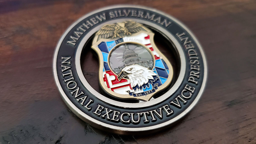 federal law enforcement coin back