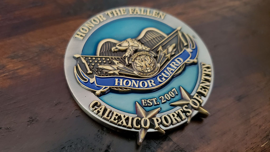 us cbp challenge coin front