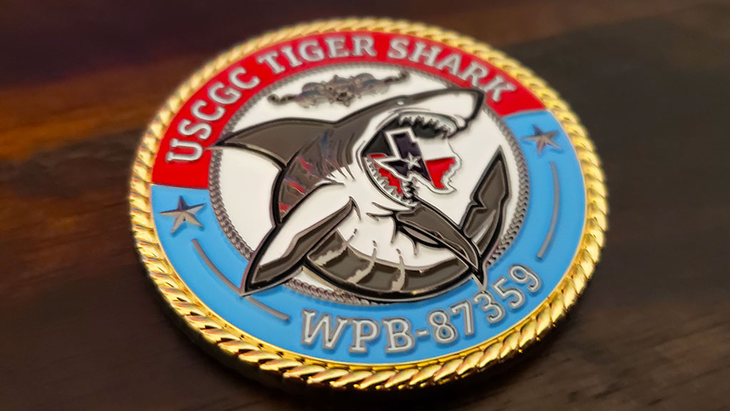 us coast guard challenge coin front