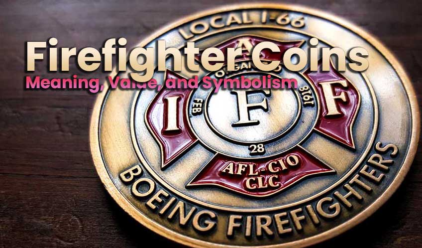 firefighter coins meaning value symbols
