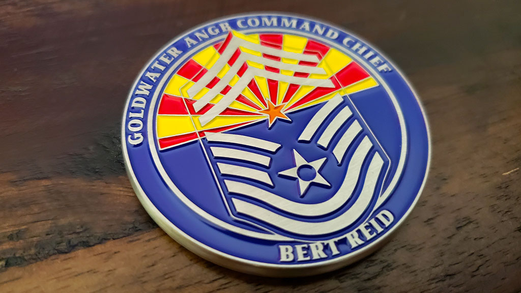 goldwater angb challenge coin front
