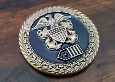 Navy Captain Challenge Coin