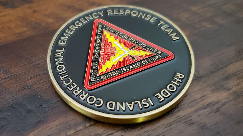 tactical response team coin front