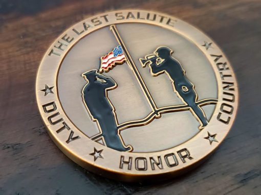 Veterans Taps Challenge Coin