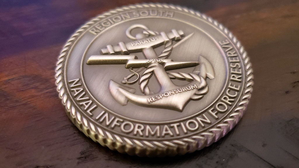 navifor challenge coin front