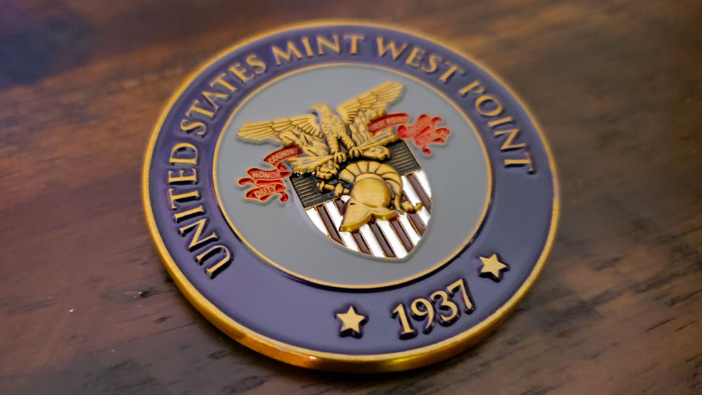 us mint west point coin back