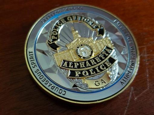 Alpharetta Police Challenge Coin