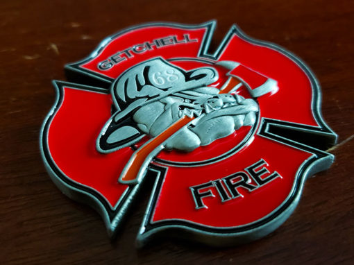 Getchell Fire Challenge Coin