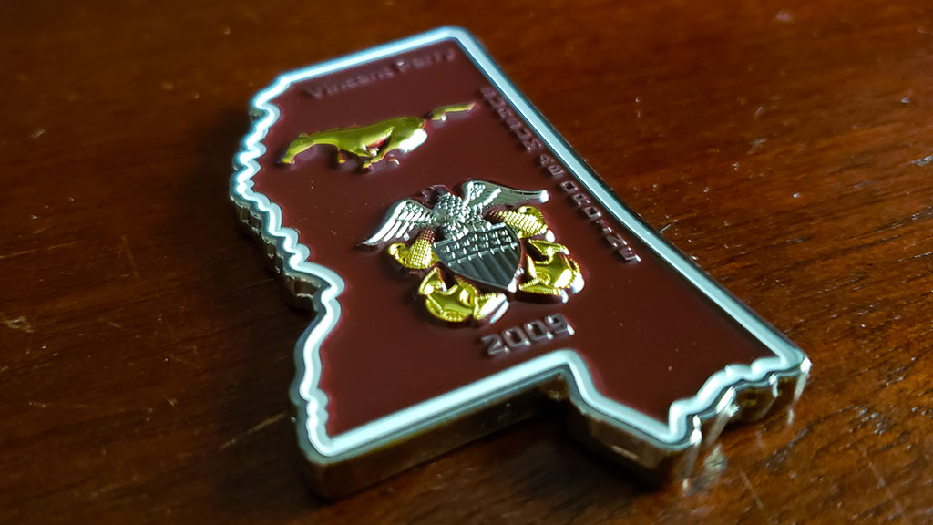 hail state challenge coin back