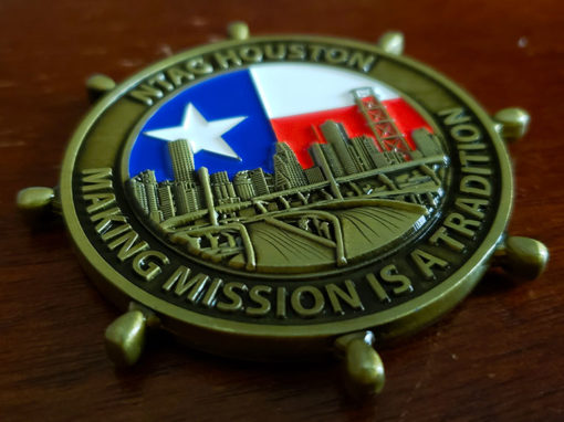 NTAG Houston Challenge Coin