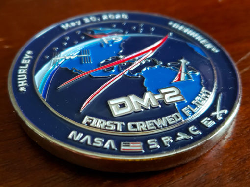 SpaceX X NASA DM-2 Coin