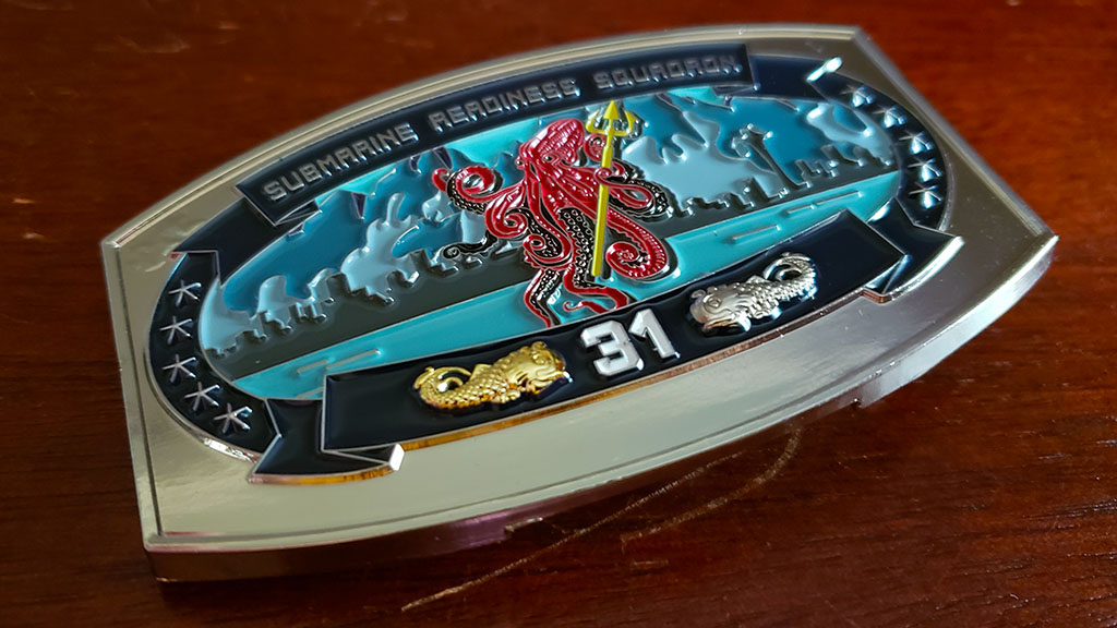 submarine readiness squadron buckle front