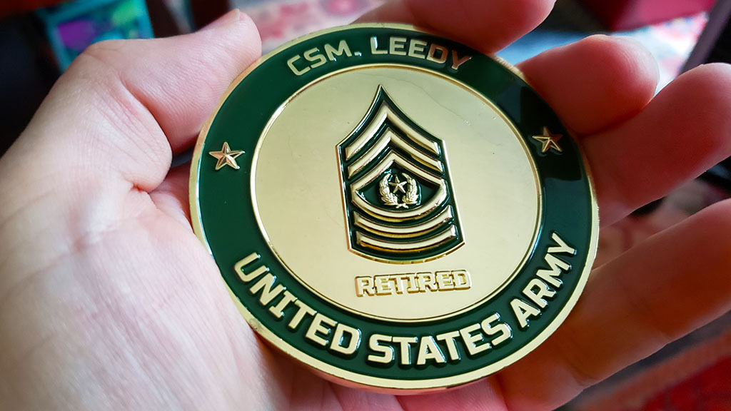 united states army airborne coin back