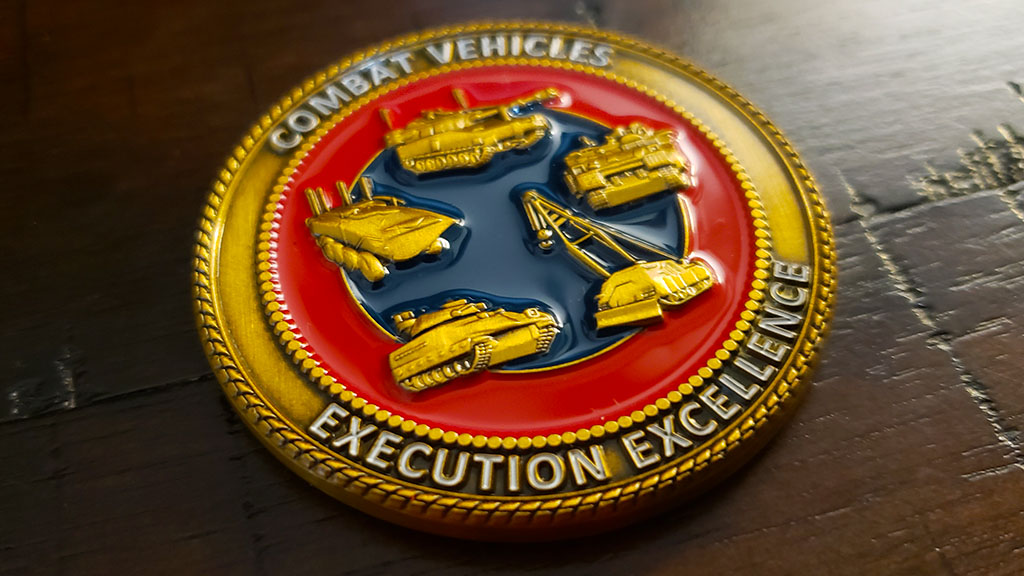 bae systems challenge coins front