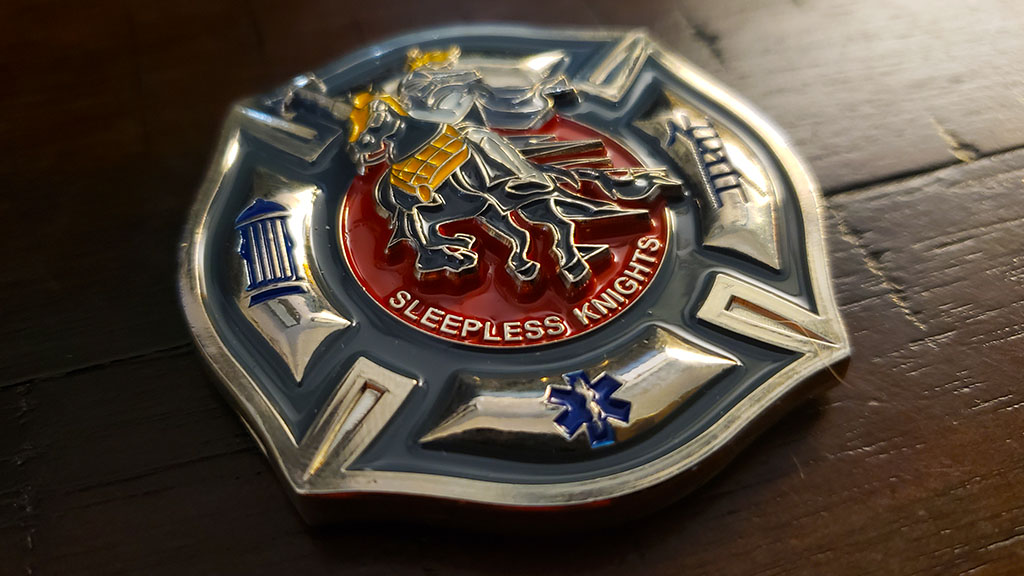 boise fire station 5 challenge coin front
