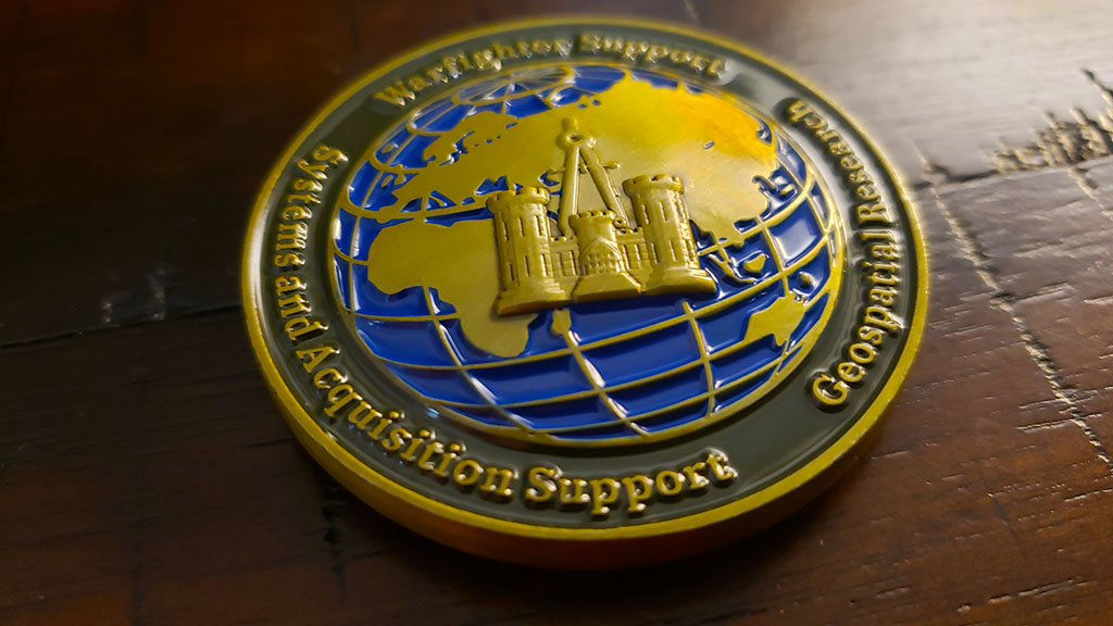 geospatial research laboratory coin back