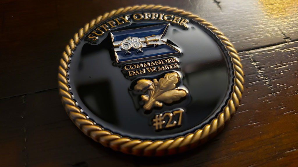 Supply Officer Challenge Coin