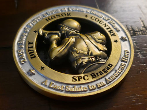Taps Song Challenge Coin
