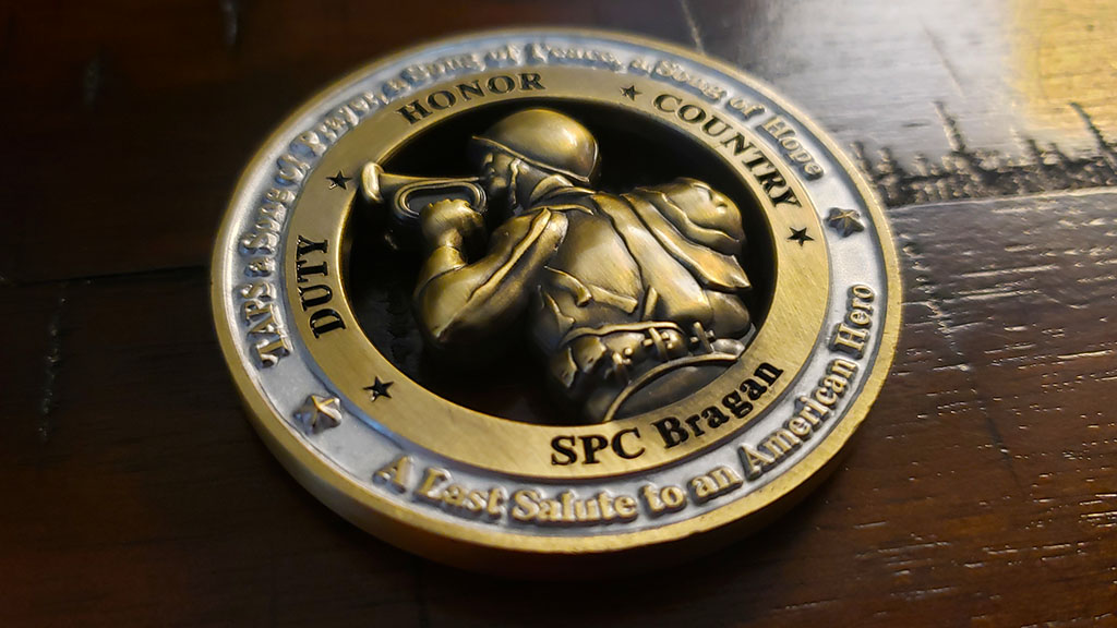 taps song challenge coin front