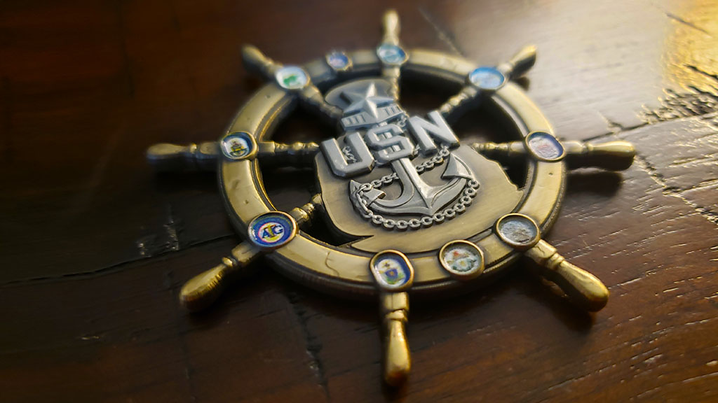 us navy qmc challenge coin back
