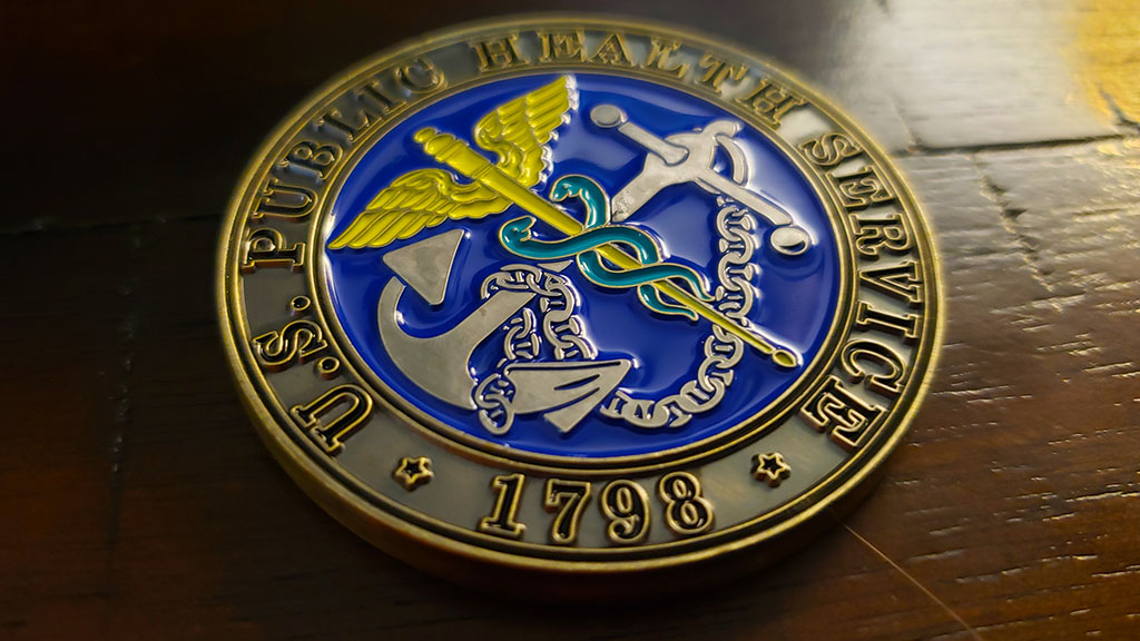 us public health service coin front